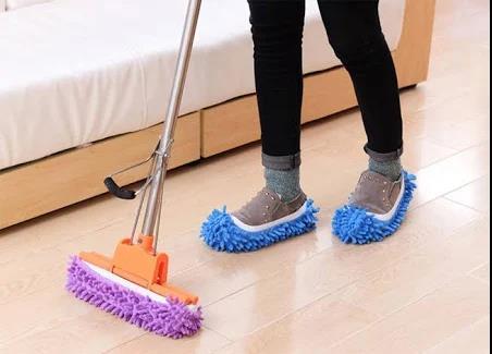 Multifunction Floor Dust Cleaning Slippers Shoe Lazy Mopping Shoes Mop Caps House Home Clean Cover Wipe Shoes